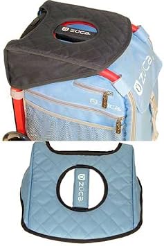 ZUCA Reversible Seat Cushion, Color Gray/Gloss Blue