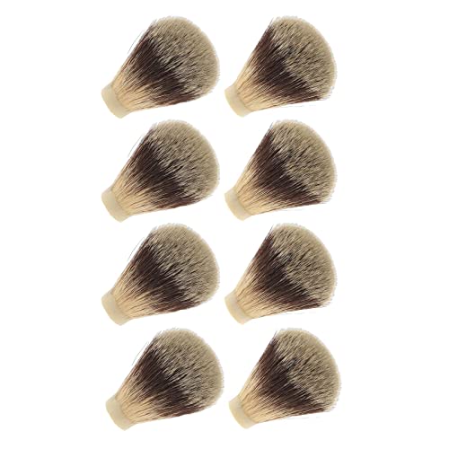 8x Beard Shaving Brush Head Knots Replacement for Beard Shaver hairbrush for salon Handle