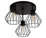 Conçu en Europe, ce plafonnier mesure 30 x 30 cm et est facile à installer. N’attends plus pour transformer ton intérieur avec un éclairage moderne et efficace.