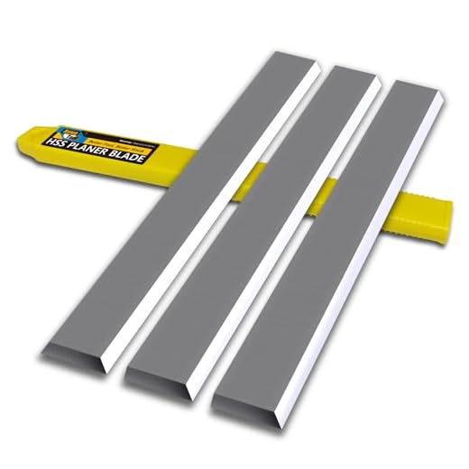 6 Inch HSS Jointer Planer Knives Blades for Grizzly 6"， 6 x 1 x 1/8 Ihches 3pcs