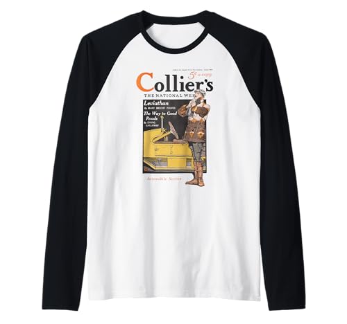 Portada de la Revista Collier Camiseta Manga Raglan