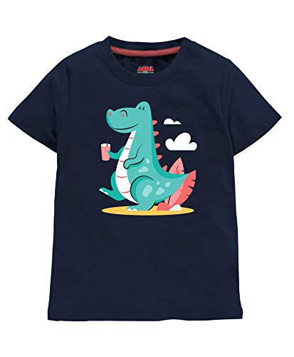 Image of Real Basics Boy's Regular Tshirt(Pack of 6)