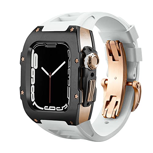 Bracelet caoutchouc et boîtier métal Apple Watch pour affirmer votre style au quotidien