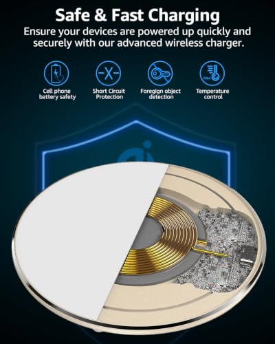 Image of TOZO W1 Max 15W Fast Wireless Charging, Anti-Slip, Sleep-Friendly