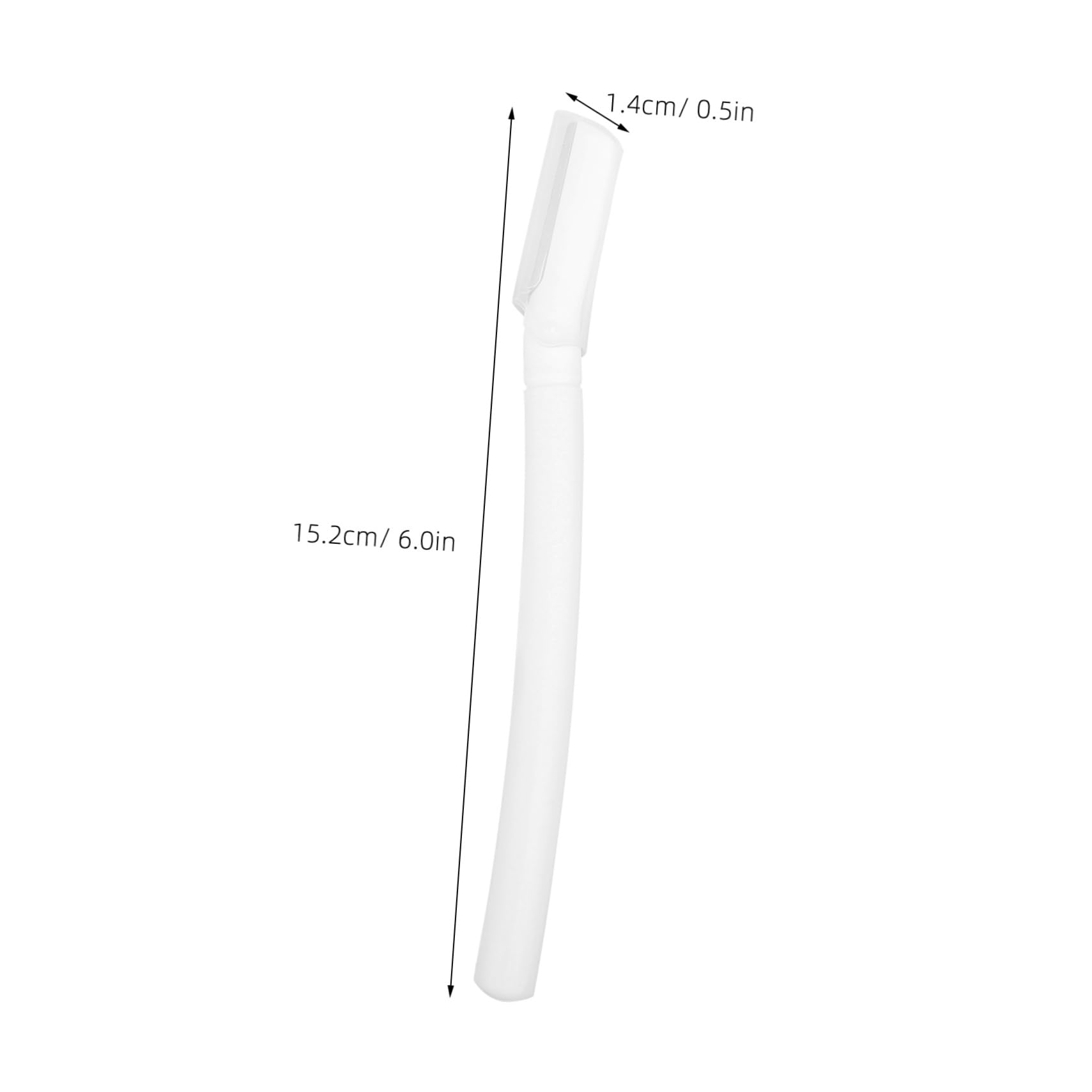 WOFASHPURET 1set Eyebrow Trimmer Portable Facial Hair Razor Eyebrow Shaver with Cover for Beginners Compact Design for Travel Easy Hair Removal and Face 10pcs