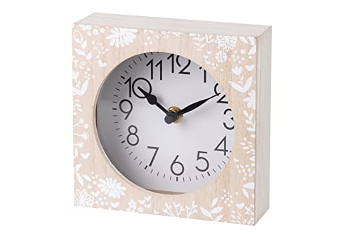 Adda Home Reloj, MDF/Cristal, 15X5X15 CM