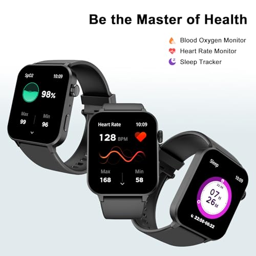 Blackview Smart Watch for Men Women 1.91" HD Fitness Watch with LED Flashlight, Heart Rate SpO2 Sleep Stress Monitor - Image 4