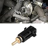 deemars Coolant Temperature Sensor in Lower Radiator Hose, Water Temperature Sensor, Replaces #13627788077, Radiator Coolant Temp Sensor Compatible with E39 E46 E60 E61 E87 E90 F10 3er 5er X3 X5 X6 Z4