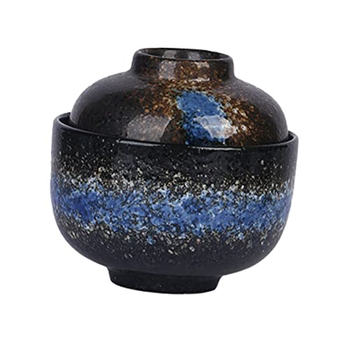 PRETYZOOM Japanese Stew Pot Steaming Pot Kitchen Egg Steaming Bowl Ceramic Family