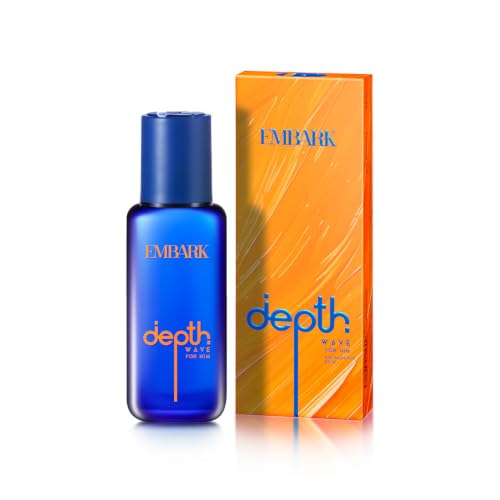 Image of EMBARK Depth Wave Long Lasting Perfume for Men | 20ml Eau De Parfum | Fresh Aromatic Premium Fragrance | Ideal Gift for Men