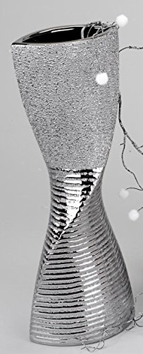 Formano nobile vaso con strisce argento, 42 cm