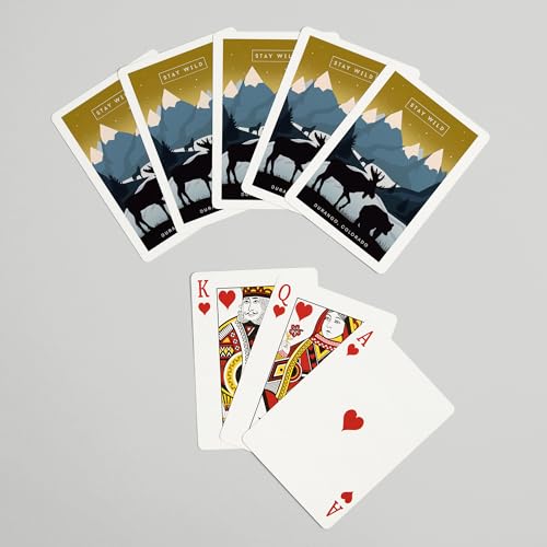 Lantern Press Durango, Colorado, Naipes Poker 52 cartas miniatura 7