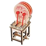 Un travail d'une remarquable : orné de sculptures réalisées à la main avec une grande précision, ce petit tambour miniature est une magnifique illustration de l'art traditionnel chinois. il apporte une touche de charme particulière en tant qu'accessoire miniature, objet de décoration de table, figurine de tambour ou ornement de jardin miniature