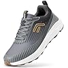 FitVille Men Trail Running Shoes Wide Shoes for Men, Mountain Trail Runner Sneakers, Cushion Walking, Jogging, Plantar Fasciitis, Size 11 Wide Grey
