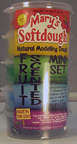 Mary's Natural Softdough Set - Fruit Scents, Set of 5