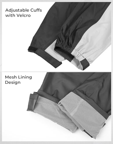 Kemimoto KMF1115-01102-BKL Rain Suits For Men Waterproof Motorcycle Rain Gear thumb #4