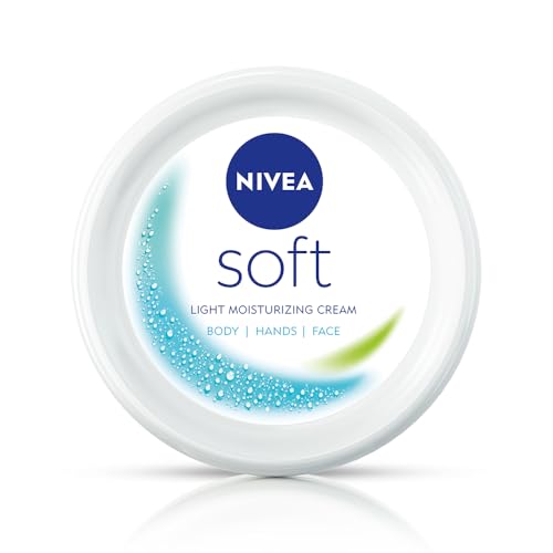 NIVEA Soft Moisturizing Cream, Lightweight Non-Sticky Daily Moist...