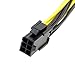 immagine 3Chenyang PCI-E PCI Express ATX maschio a doppio pin & 6PIN femmina video di prolunga splitter cavo di alimentazione