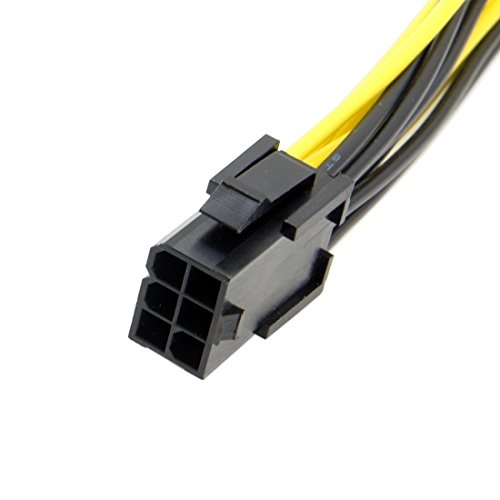 Chenyang PCI-E PCI Express ATX maschio a doppio pin & 6PIN femmina video di prolunga splitter cavo di alimentazione