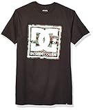 Cuello redondo. DC Men\'s Pattern Box Short Sleeve TEE, Black, M
