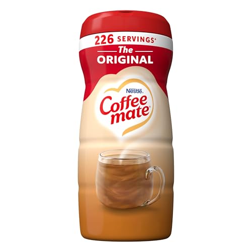 Nestle Coffee mate Original Creamer – Gluten Free, Cholesterol & Lactose Free, Rich & Smooth Non Dairy Powder, Powdered Coffee Creamer About 226 2 gram Servings per Container (3/4 tsp per serving) (16 Oz)