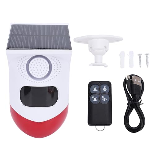 Sirène extérieure WiFi Irfora avec alarme stroboscopique solaire et télécommande - 6