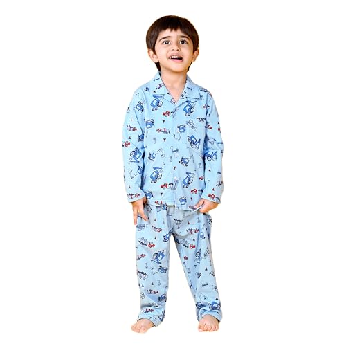 Image of Jam & Sugar Boys Cotton Printed Night Suit Set