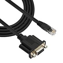 RJ45 to DB9 Cable RS232 to RJ45 Networking Devices Console Cable for Routers, Switches,Firewall Equipment1.5m