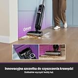 Eureka RapidWash NEW630 bezprzewodowy odkurzacz na mokro i sucho, z nachyleniem 170°, suszenie gorącym powietrzem 50°C, siła ssąca 18000 Pa, odkurzacz 38 min, samoczyszczenie i ochrona przed