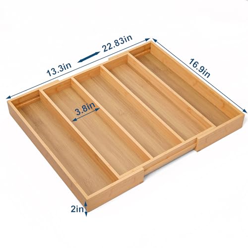 Fibogollo-Expandable-Bamboo-Silverware-Organizer-Kitchen-Drawer-Organizer-Flatware-and-Utensils-Organizer-Tray-Cutlery-Organizer-for-Kitchen-DrawerUtensil-Holder133-228-x-169-x-2-inch