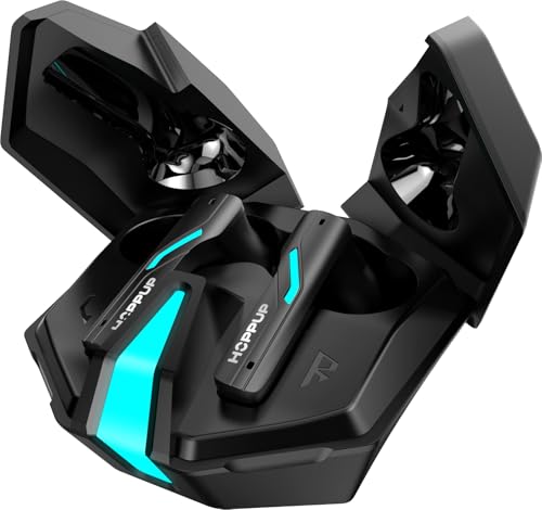 HOPPUP Xo6 Gaming Earbuds with 35MS Low Latency, RGB LED, 13MM Dr...