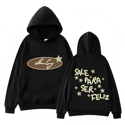 DIULEILAOMOU Ivan Cornejo Sale Para Ser Feliz Hoodie Mirada Tour 2025 Long Sleeve Streetwear Women Men Hooded Sweatshirts (X-Small Black)