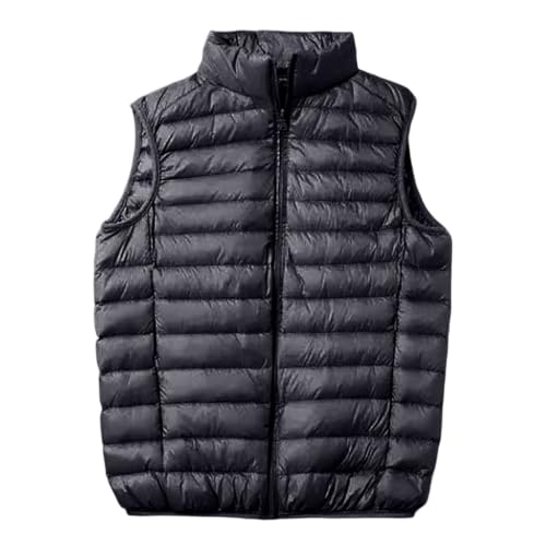 Puffer Vest Men Lightweight Zip Up Down Vest Warm Puffy Sleeveless Jacket - image 5