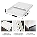 AirTaxiing Under Desk Drawer - Super Large Under Table Hidden Drawer Desk Accessories & Workspace Organizers Desktop Storage Pencil Slide Out Organizer with Screw Adhesive Tape Shelf Tray at Office