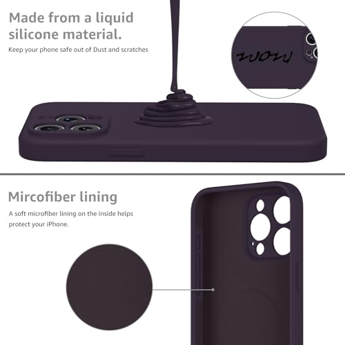 Coque iPhone 15 Pro anti-rayures silicone à aimant intégré
