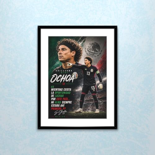 Guillermo "Memo" Ochoa Motivational Poster Quote Inspirational Quotes Classroom Posters Mens Soccer Pro Coaching Wall Art Growth Mindset Teacher Educational Signed Memorabilia Sports Decor Jersey Boys CCP265e - Image 4