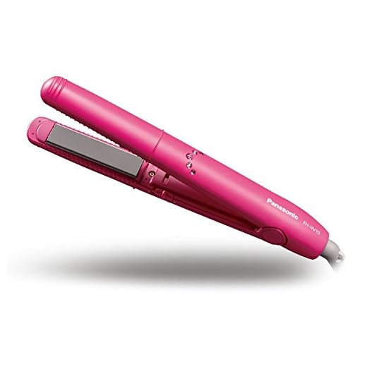 Panasonic EH-HV10VP62B Hair Straightener and Curler (Pink)