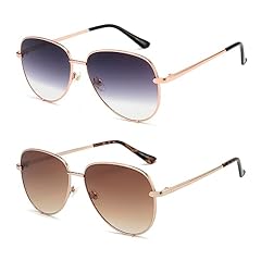 2pc Gradient Brown and Faded Smoke