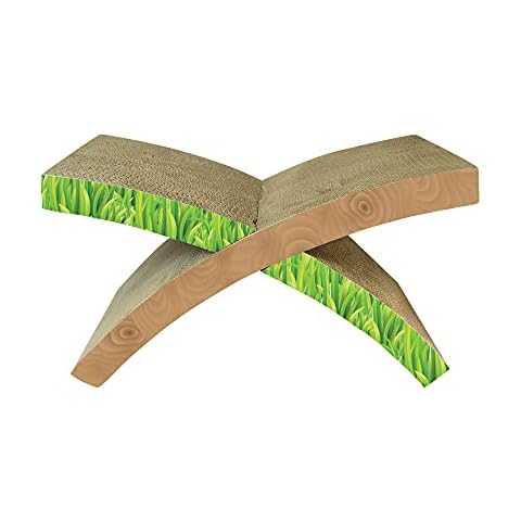 Petstages Easy Life Hammock Corrugated Cat Scratcher With Catnip Cover