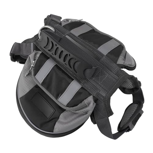 Sac à dos de sac à dos pour chien de grande capacité noir