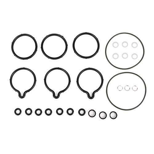 Tbest Fuel Pump O‑Ring, High Pressure Fuel Pump Sealing O Rings Repair Kit 0445010002 Replacement