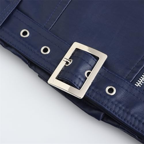 Veste en similicuir noir DGKaxiyaHM pour vos sorties citadines en automne - 6