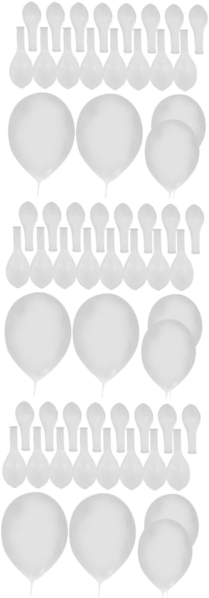 3sets Latex Balloons for Party 200 Count Wedding Shower Decorations Barbecue Balloon Decorations 200pcs*3