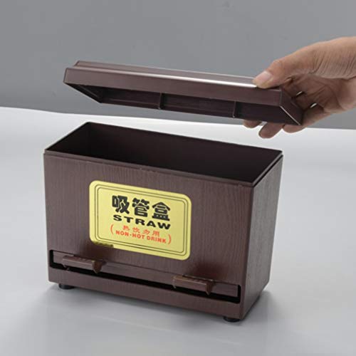 YARNOW Rietjeshouder Plastic Rietjesbak Automatische Rietjesdispenser Eetstokjesdispenser Pennendispenser Voor… - Image 6