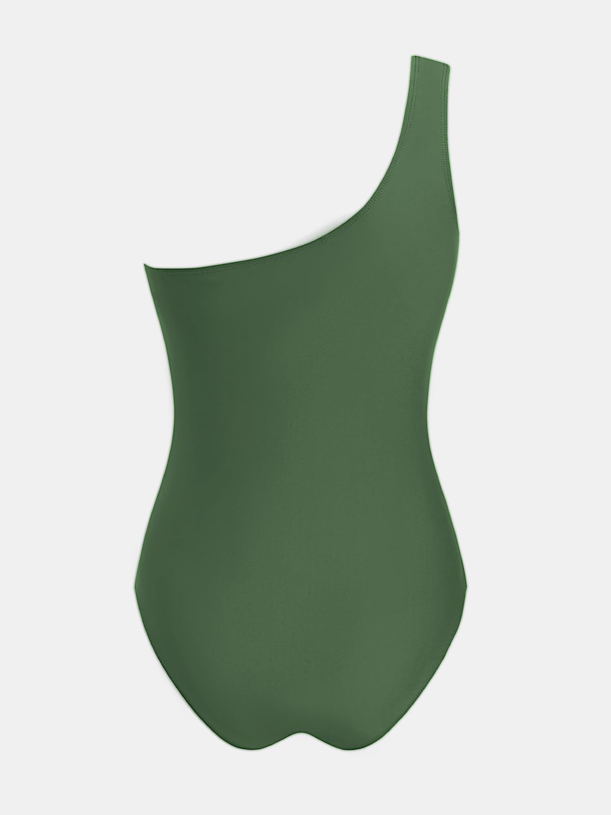 CUPSHE Costume da bagno intero da donna con collo asimmetrico e monospalla