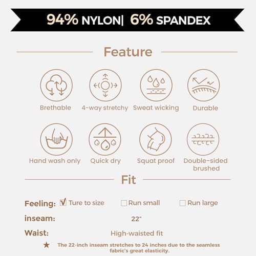 Aoxjox Seamless Scrunch Legging for Women Asset Tummy Control Workout Gym Fitness Sport Active Yoga Pants - Image 6