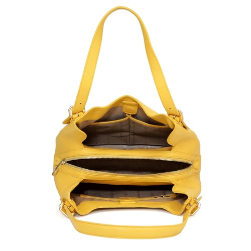 Image of Da Milano Medium Leather Shoulder Bag (LB-01912)