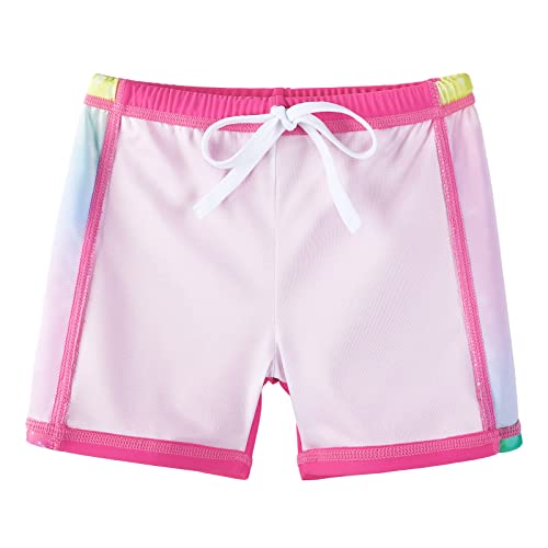 Image of Girls Two Piece Swimsuit Floral UPF 50+ Rash Guard Set Kids Beach Swimwear