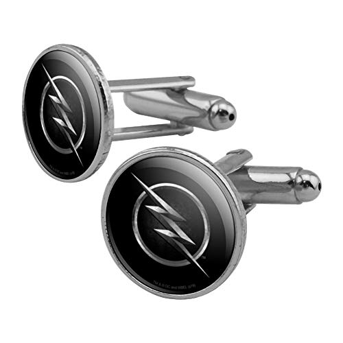 Set de Mancuernas Redondas The Flash Plateadas miniatura 1