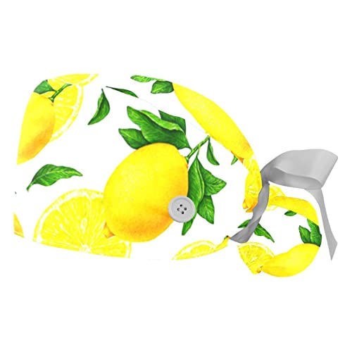 Casquettes de travail anti-transpiration JDEZ réglables imprimé agrumes